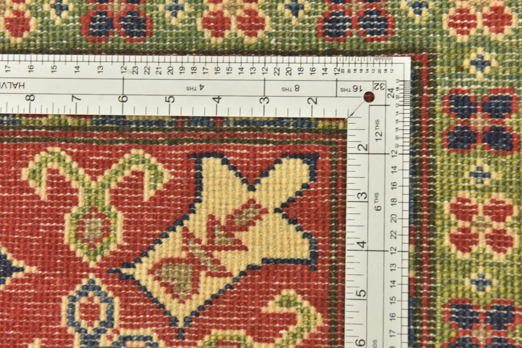 6' 8 x 10' Hand Knotted Kazak Rug