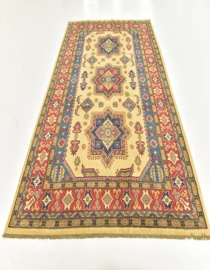 Detail image of 6' 8 x 10' Hand Knotted Kazak Rug
