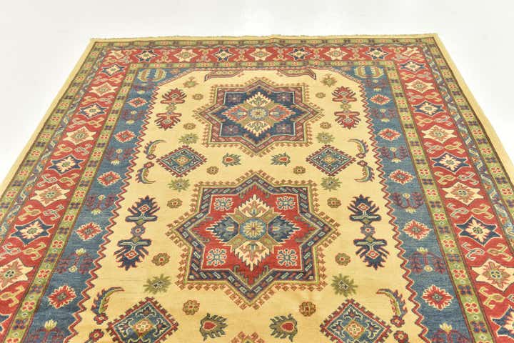 6' 8 x 10' Hand Knotted Kazak Rug