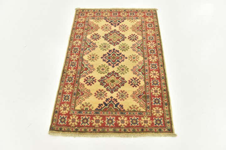 2' 9 x 4' Hand Knotted Kazak Rug