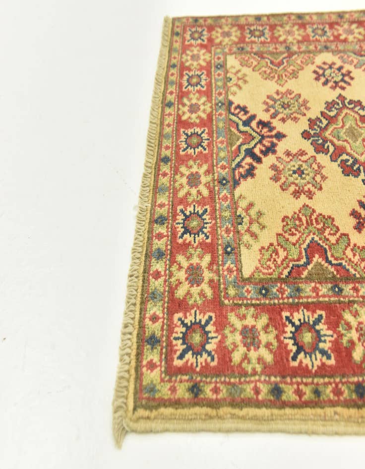 Detail image of 2' 9 x 4' Hand Knotted Kazak Rug