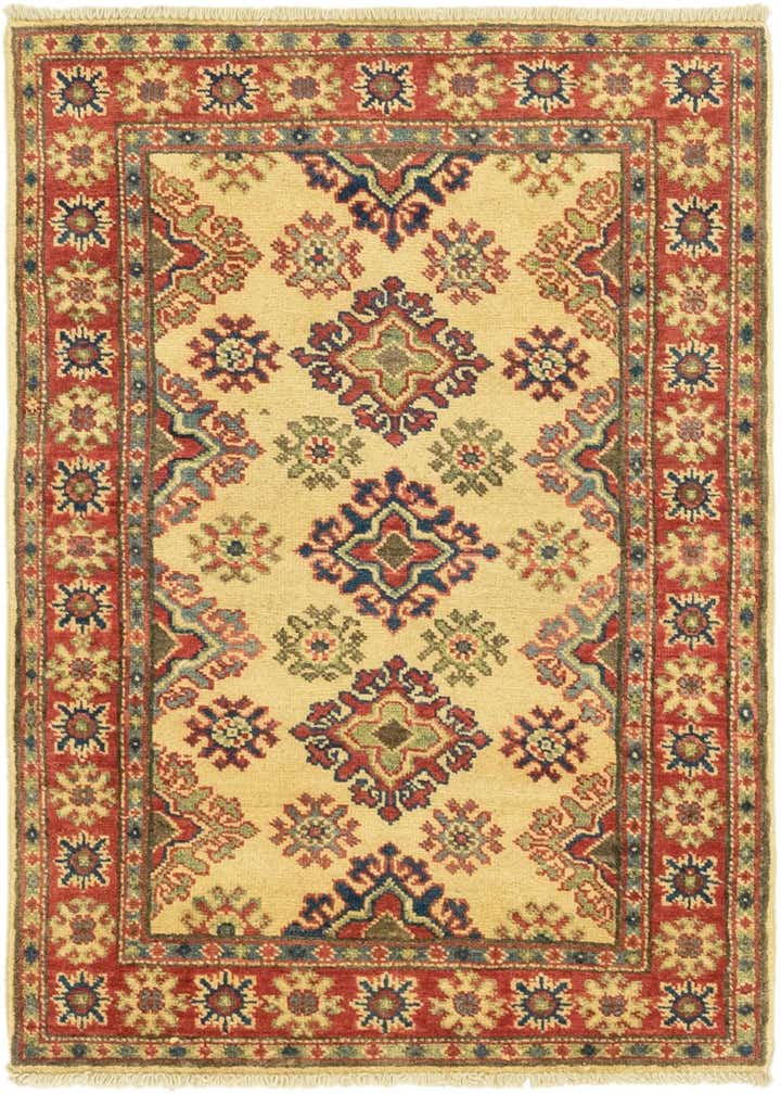 2' 9 x 4' Hand Knotted Kazak Rug