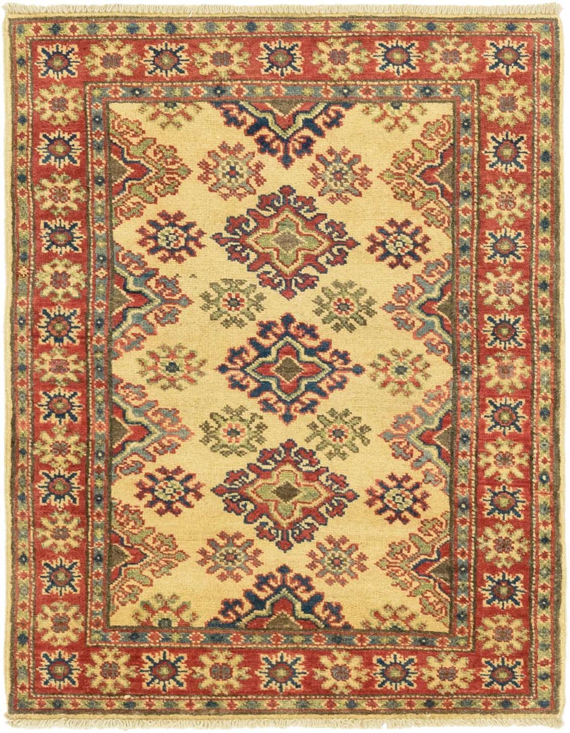 2' 9 x 4' Hand Knotted Kazak Rug