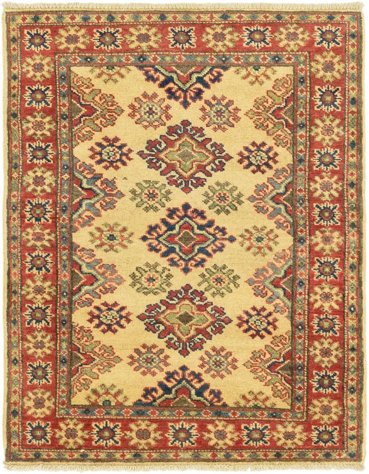 Detail image of 2' 9 x 4' Hand Knotted Kazak Rug