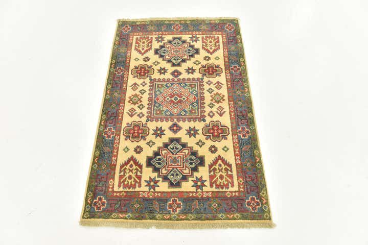 2' 8 x 4' 1 Hand Knotted Kazak Rug