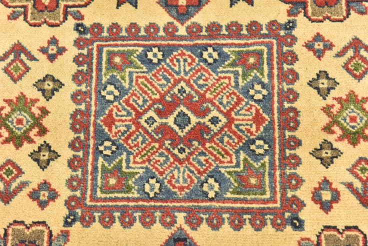 Detail image of 2' 8 x 4' 1 Hand Knotted Kazak Rug