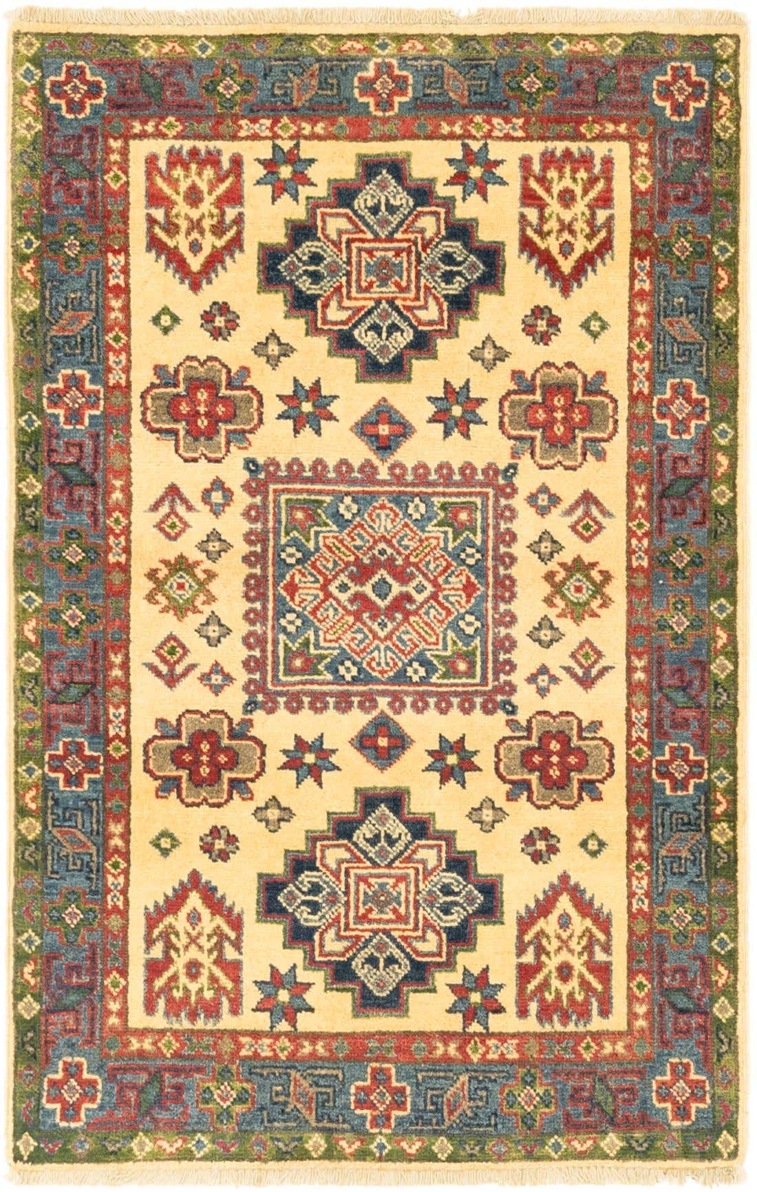 2' 8 x 4' 1 Hand Knotted Kazak Rug
