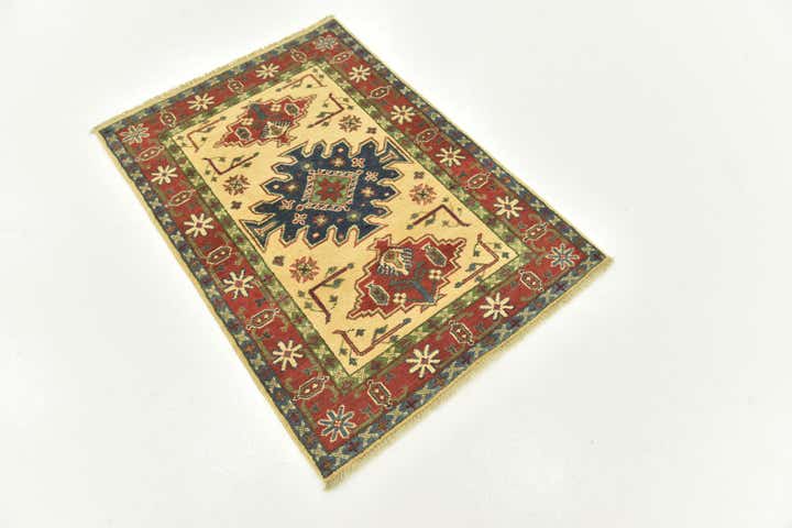 2' 8 x 3' 10 Hand Knotted Kazak Rug