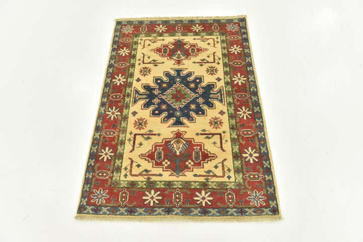 2' 8 x 3' 10 Hand Knotted Kazak Rug