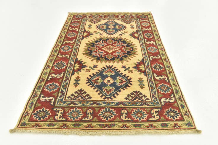 Detail image of 2' 7 x 4' 1 Hand Knotted Kazak Rug