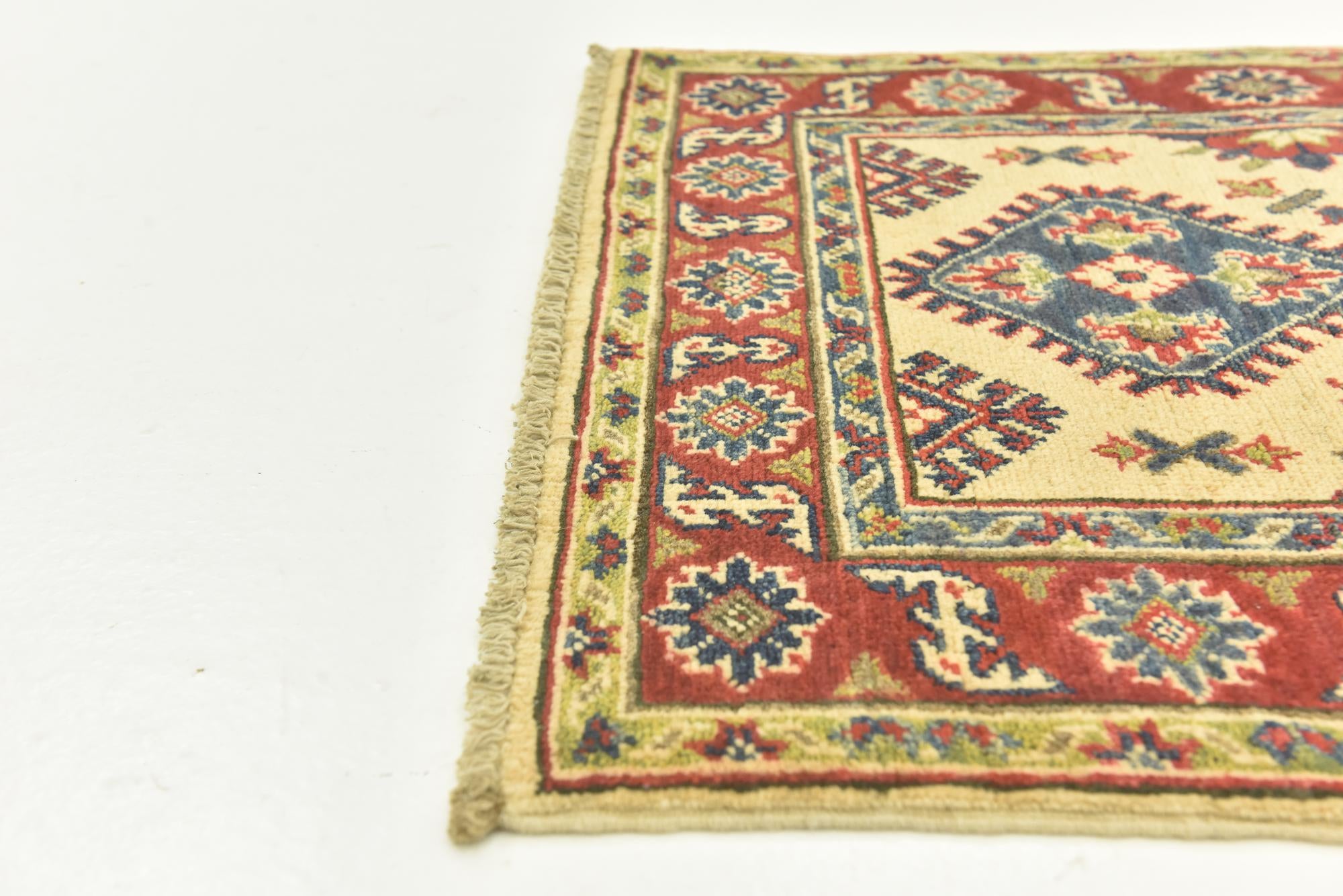 2' 7 x 4' 1 Hand Knotted Kazak Rug