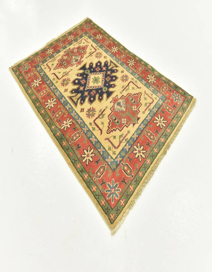 Detail image of 2' 10 x 4' 1  Hand Knotted Kazak Rug