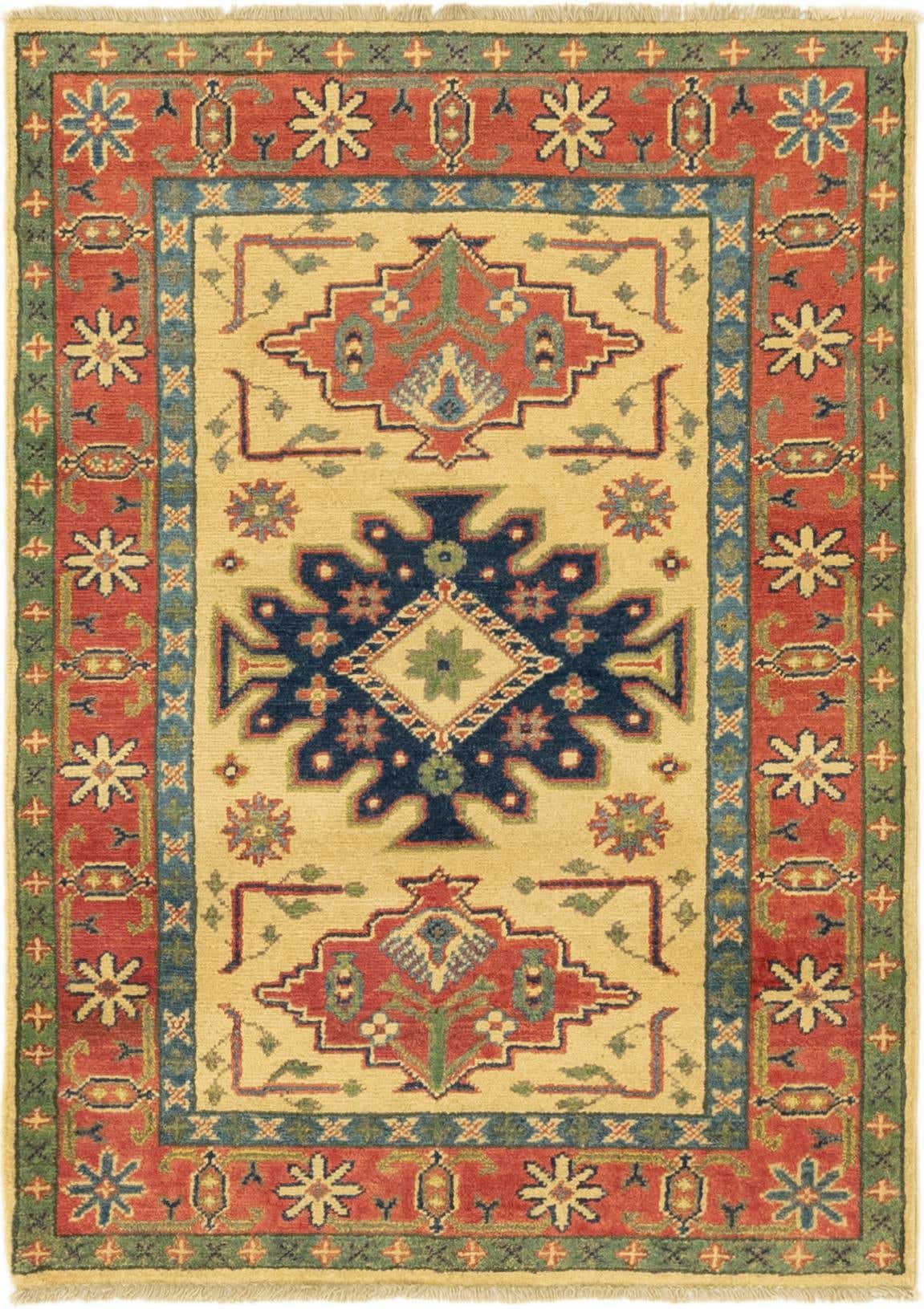 2' 10 x 4' 1 Hand Knotted Kazak Rug