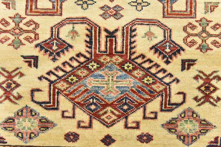 3' 6 x 4' 10 Hand Knotted Kazak Oriental Rug