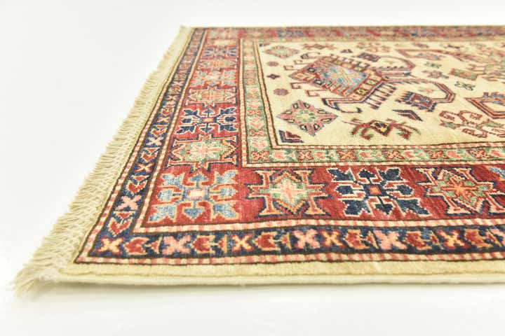 3' 6 x 4' 10 Hand Knotted Kazak Oriental Rug