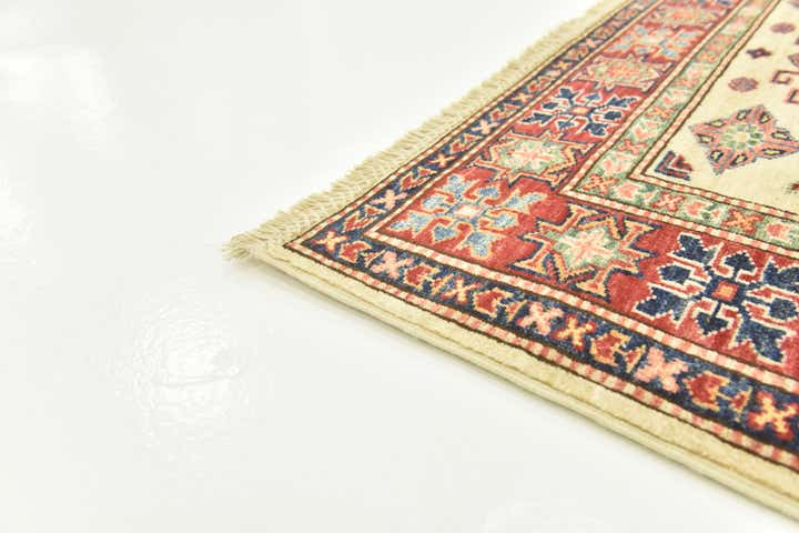 3' 6 x 4' 10 Hand Knotted Kazak Oriental Rug