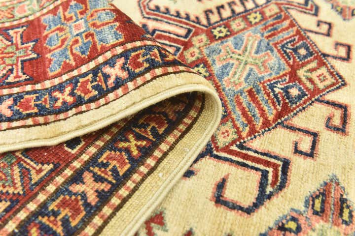 3' 6 x 4' 10 Hand Knotted Kazak Oriental Rug