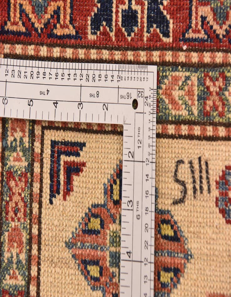 Detail image of 3' 2 x 5'  Hand Knotted Kazak Oriental Rug