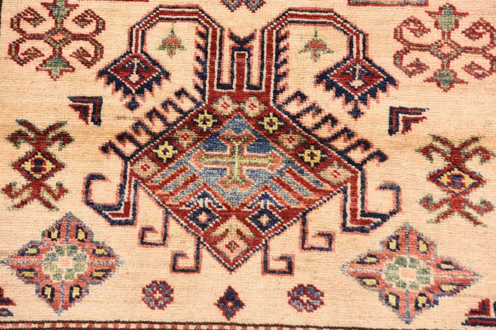 3' 2 x 5' Hand Knotted Kazak Oriental Rug