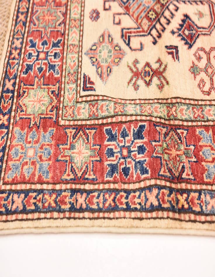 Detail image of 3' 2 x 5'  Hand Knotted Kazak Oriental Rug