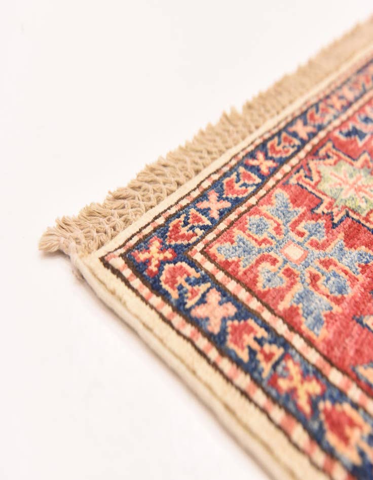 Detail image of 3' 2 x 5'  Hand Knotted Kazak Oriental Rug