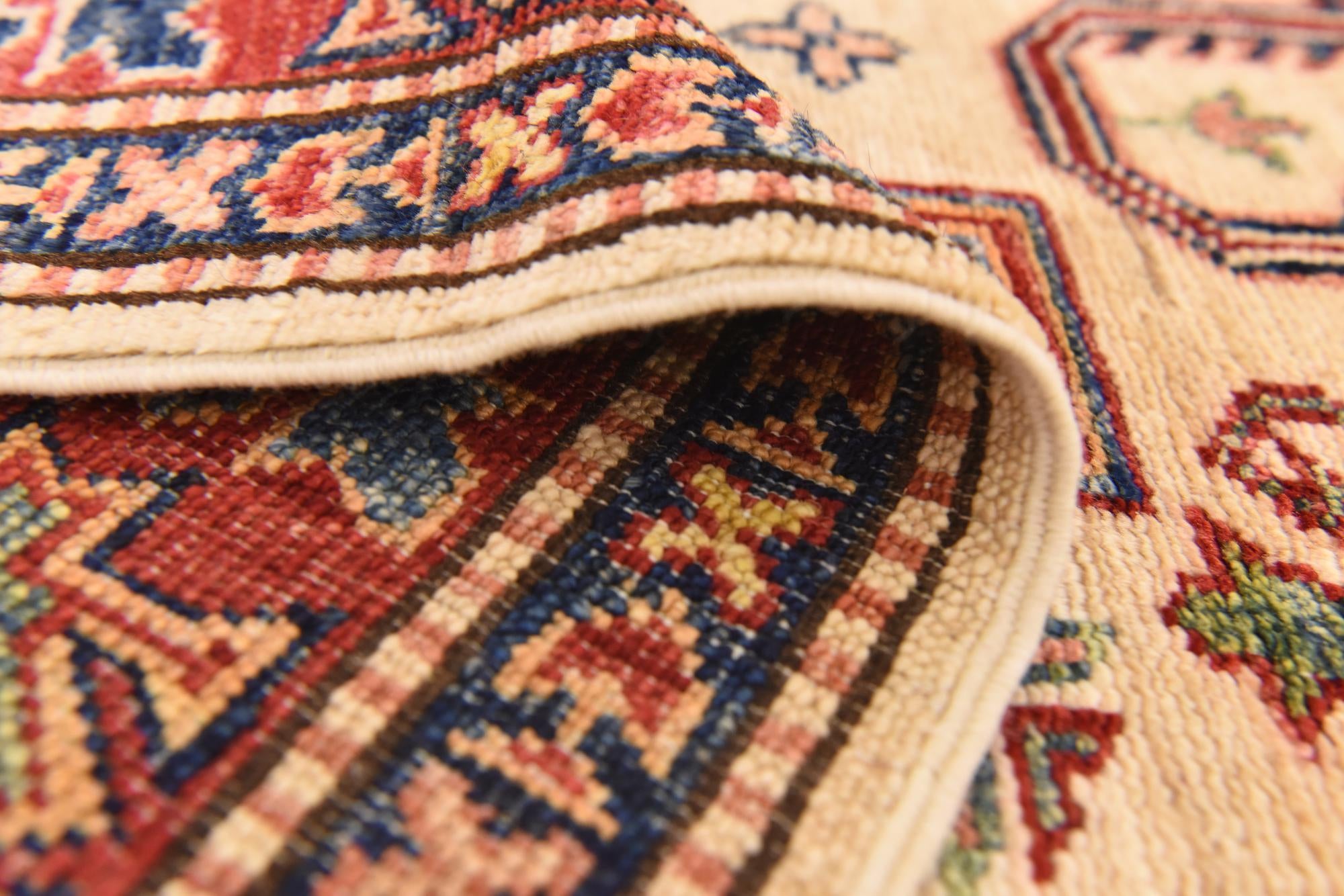 3' 2 x 5' Hand Knotted Kazak Oriental Rug