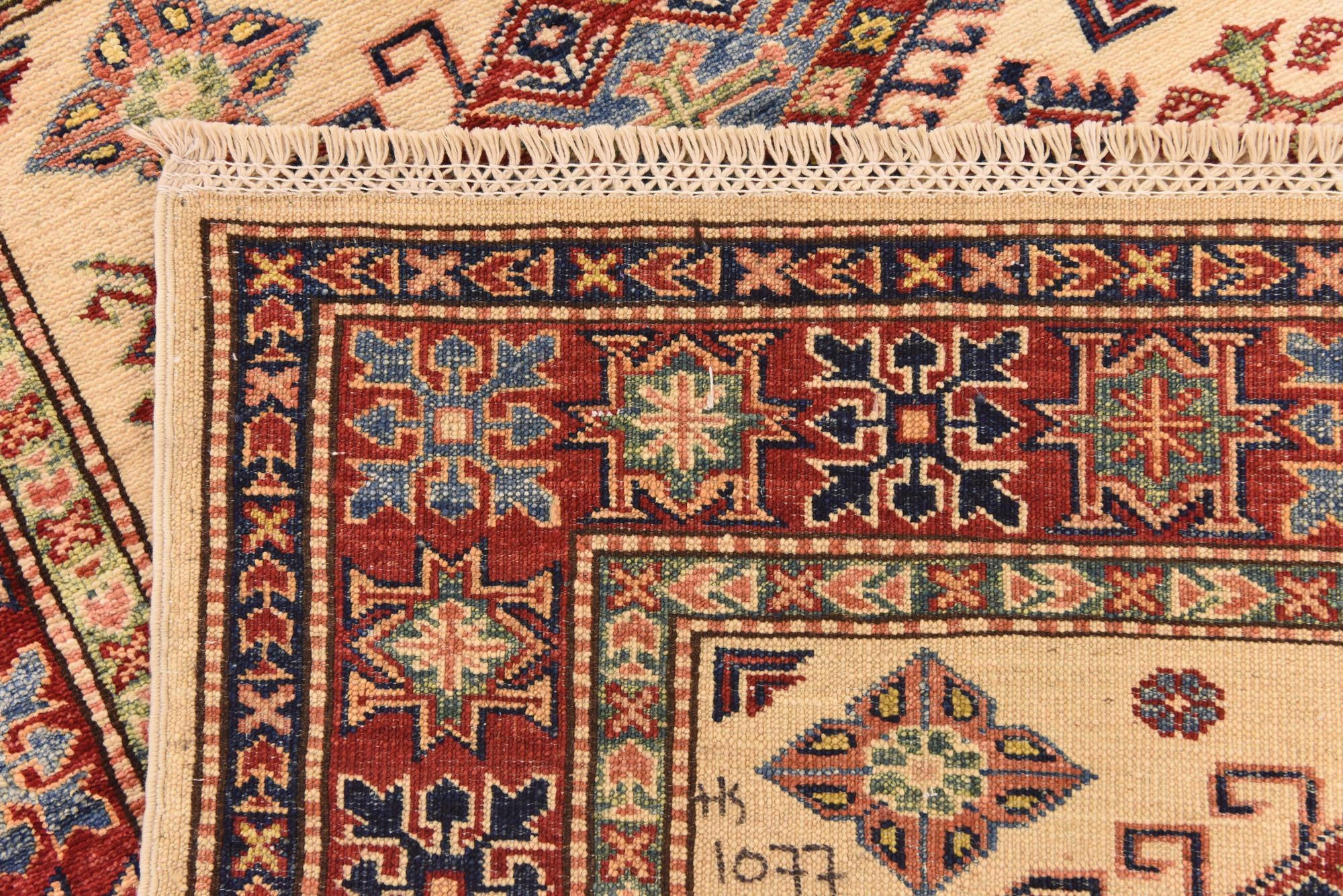 3' 4 x 5' 1 Hand Knotted Kazak Oriental Rug