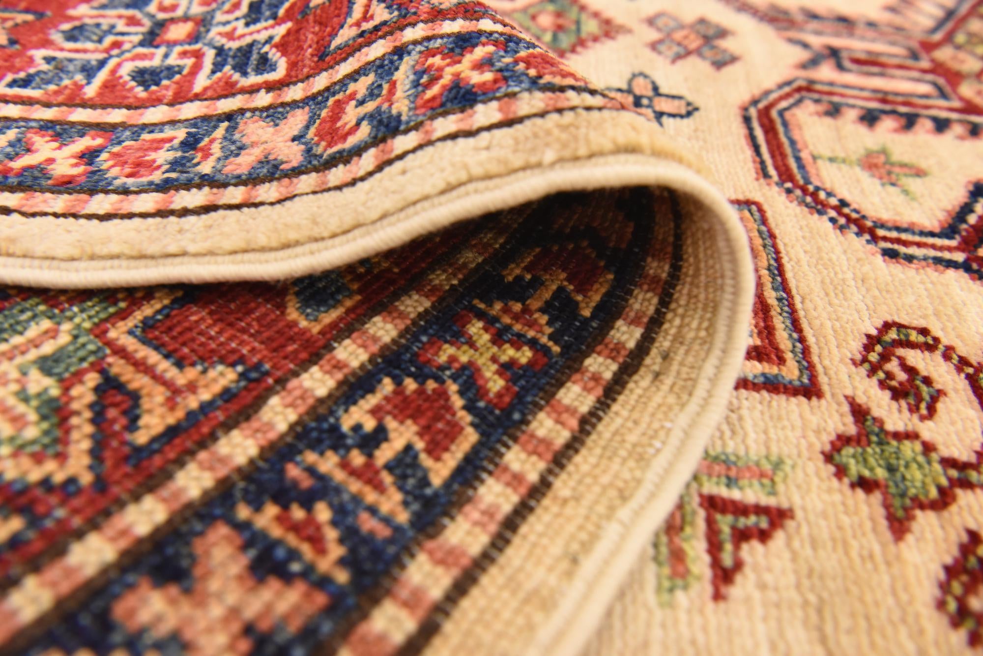 3' 4 x 5' 1 Hand Knotted Kazak Oriental Rug