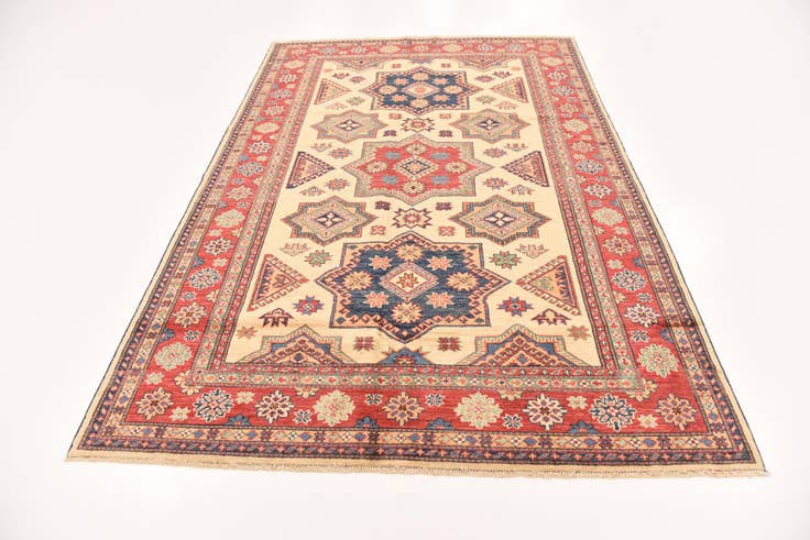 Detail image of 5' 9 x 8' 7 Hand Knotted Kazak Oriental Rug
