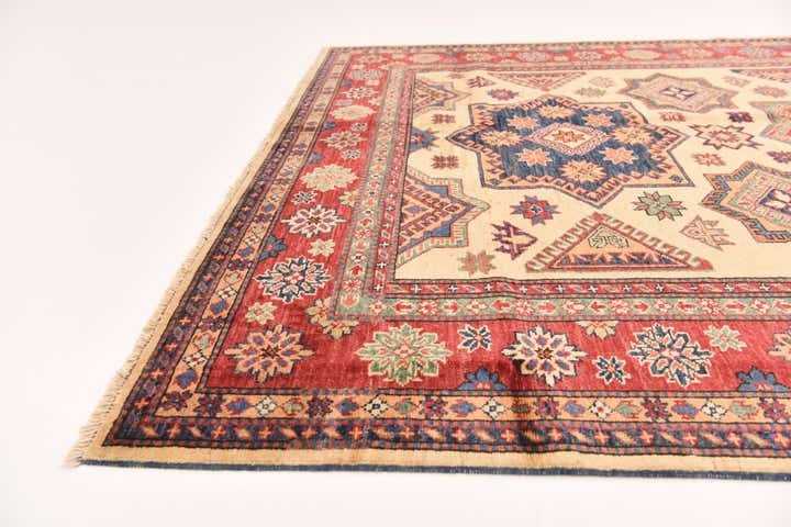 5' 9 x 8' 7 Hand Knotted Kazak Oriental Rug
