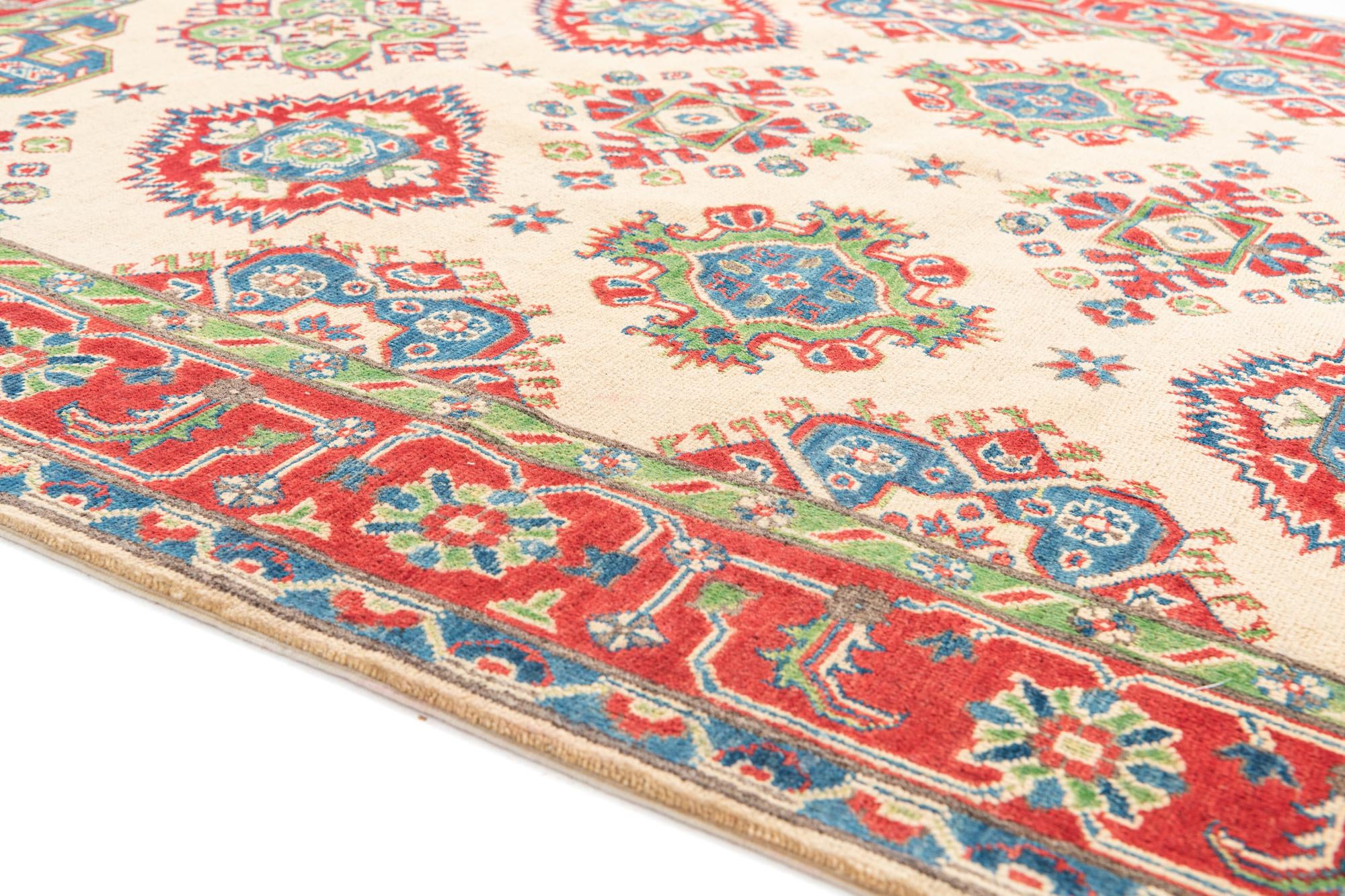 5' 8 x 7' 7 Hand Knotted Kazak Rug