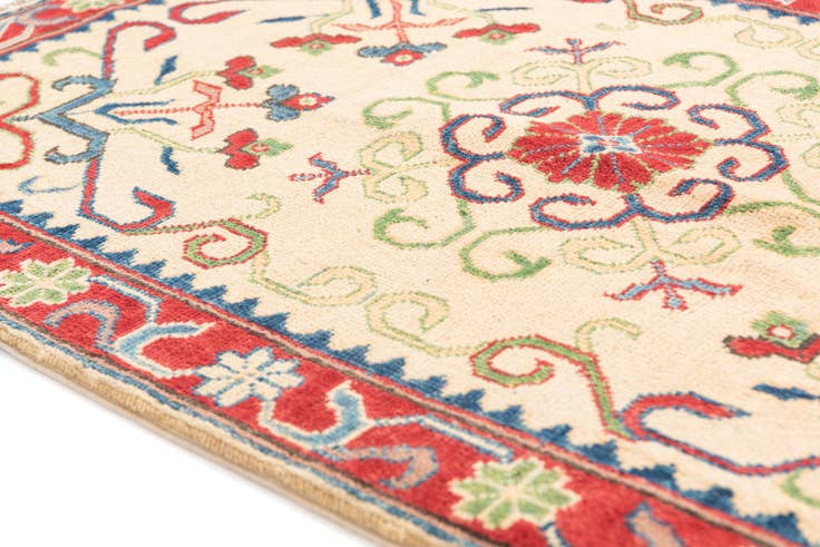 Detail image of 2' 8 x 4' 2 Hand Knotted Kazak Rug