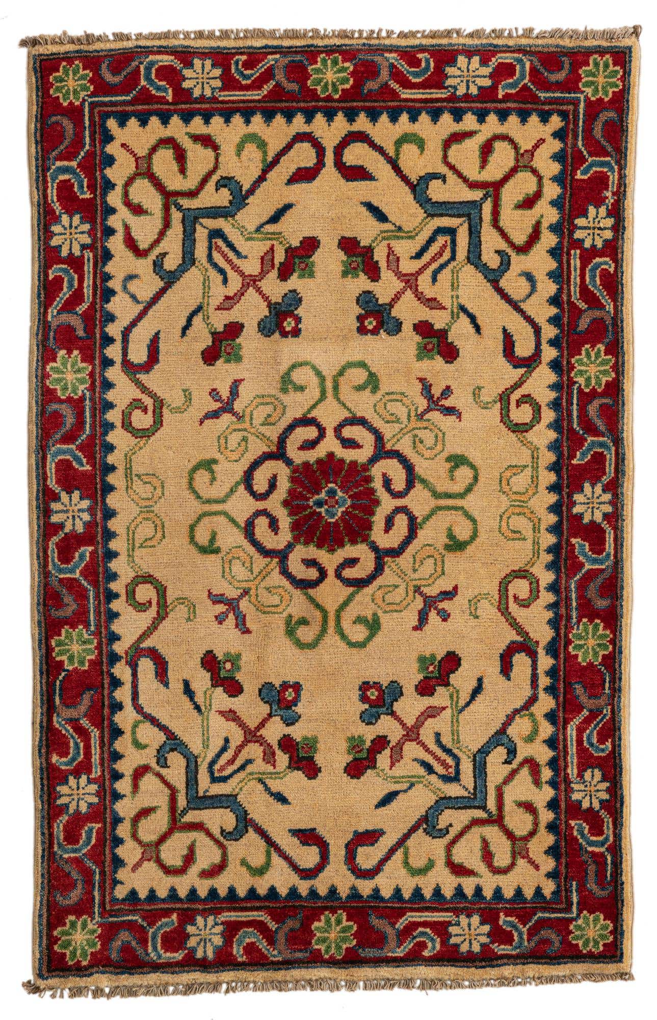 2' 8 x 4' 2 Hand Knotted Kazak Rug