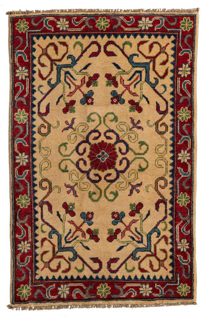 2' 8 x 4' 2 Hand Knotted Kazak Rug