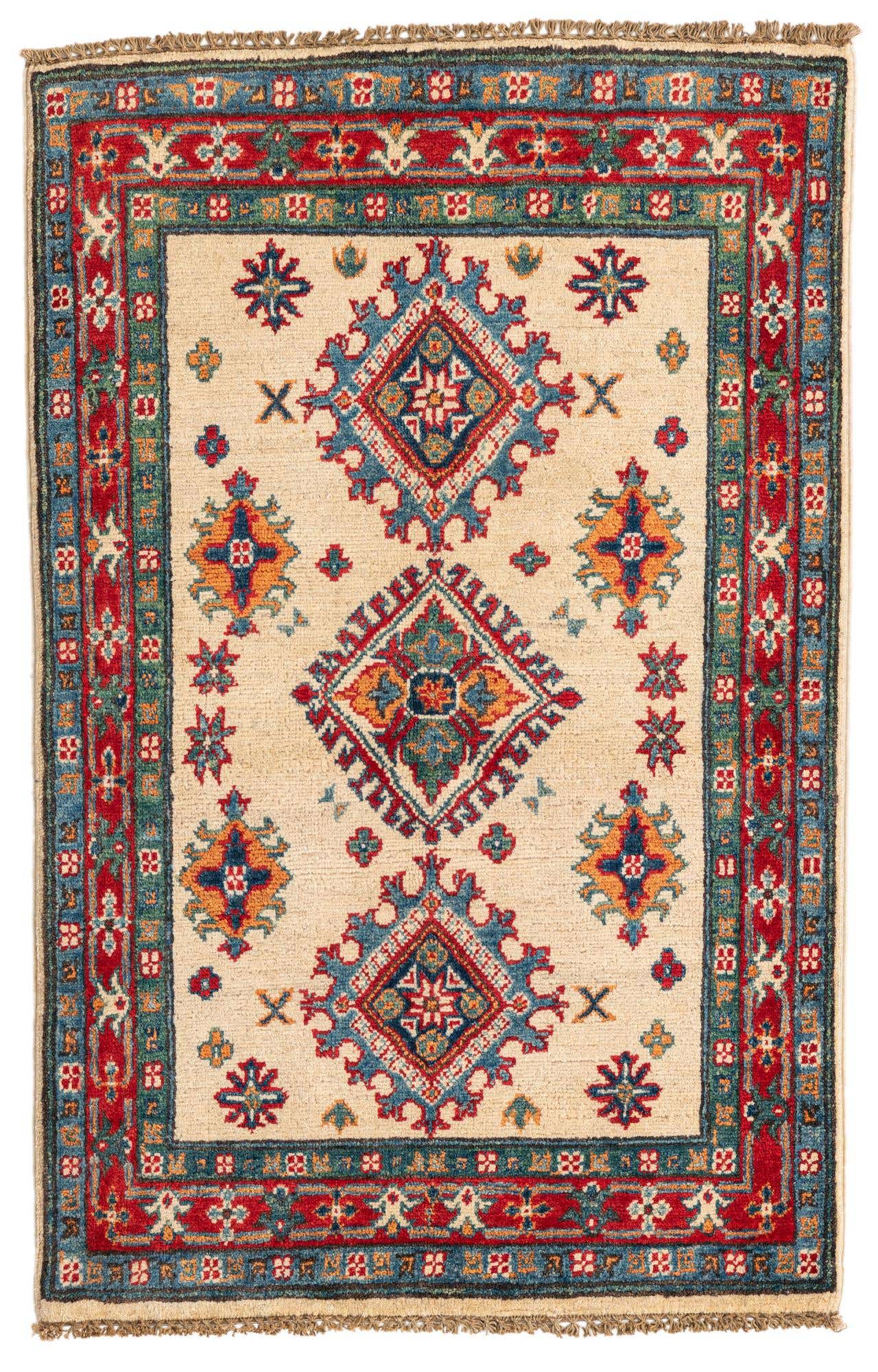 2' 8 x 4' 2 Hand Knotted Kazak Rug