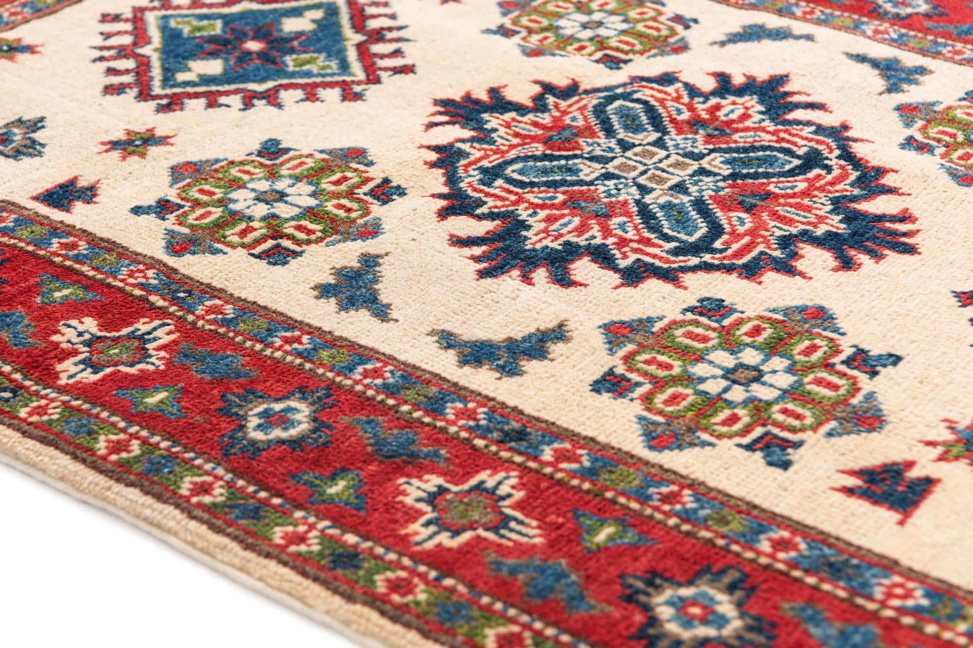 2' 8 x 4' Hand Knotted Kazak Rug