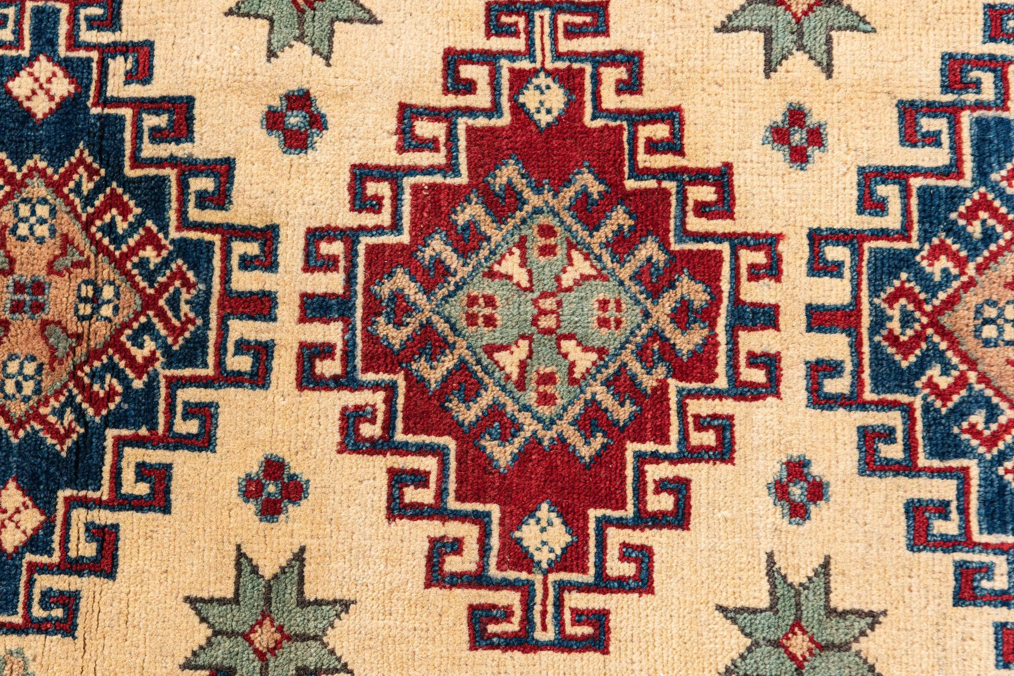 2' 10 x 4' 2 Hand Knotted Kazak Rug