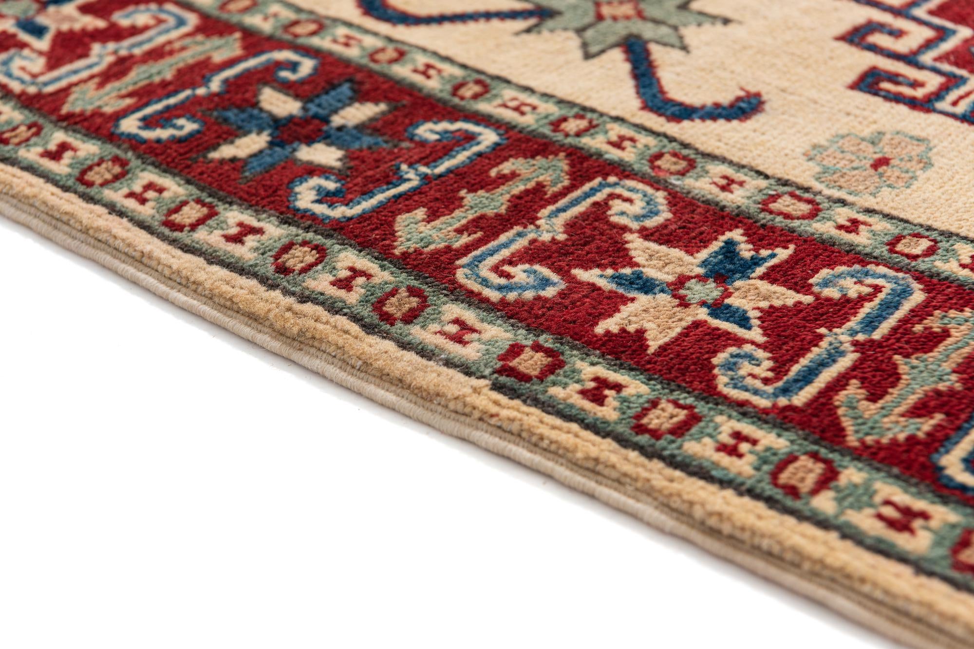 2' 10 x 4' 2 Hand Knotted Kazak Rug