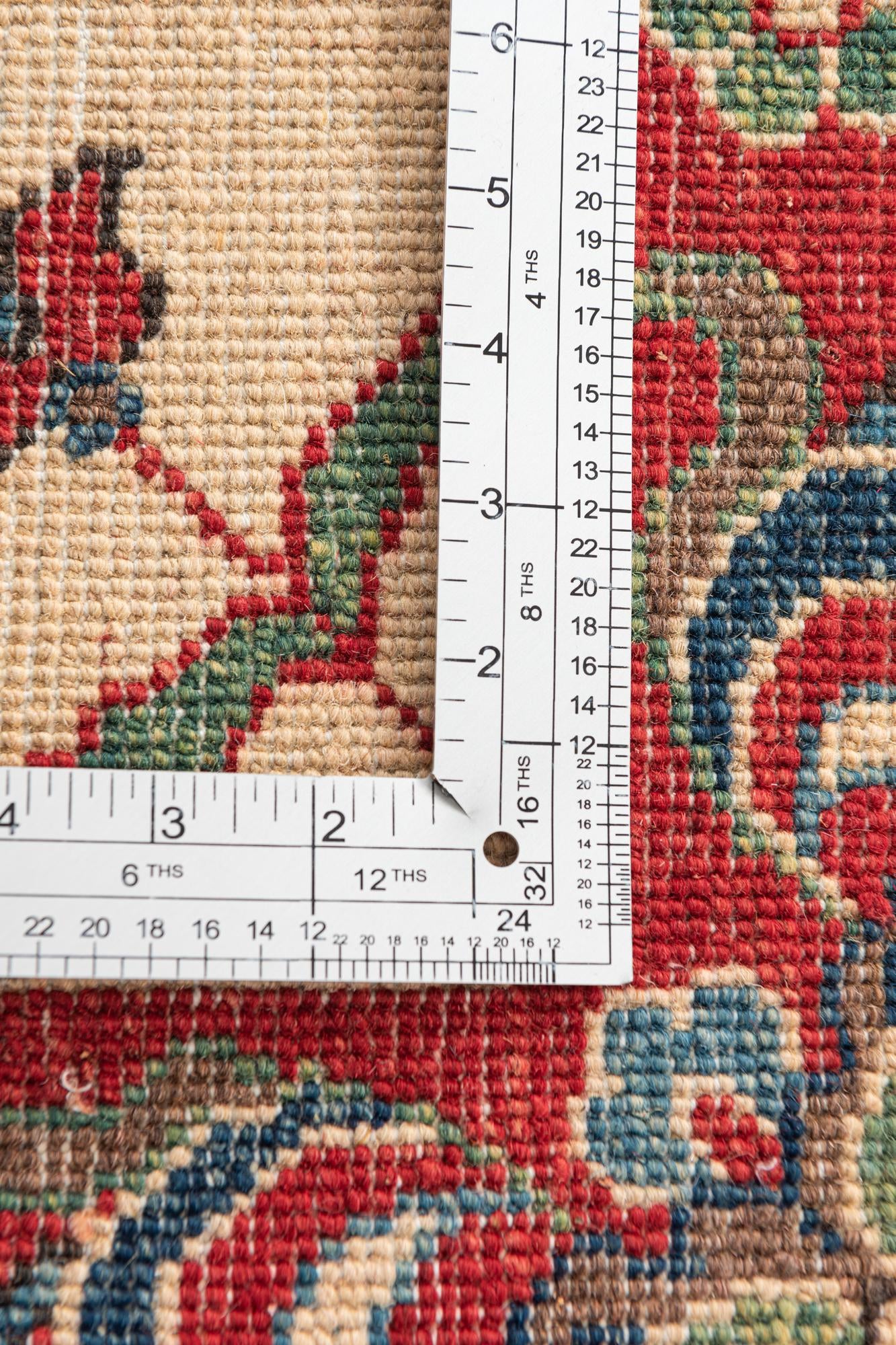 2' 8 x 4' Hand Knotted Kazak Rug