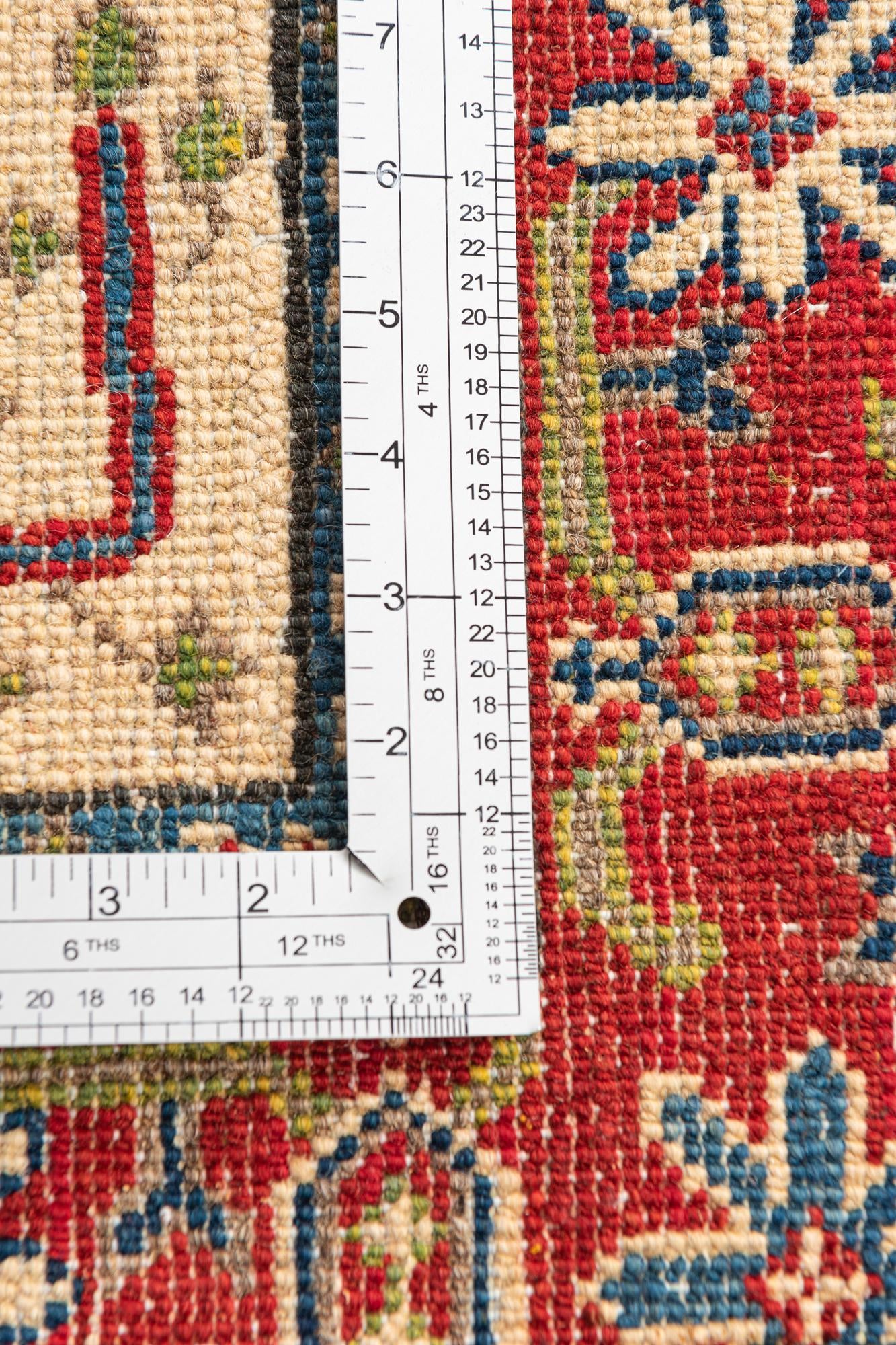 2' 9 x 4' 2 Hand Knotted Kazak Rug