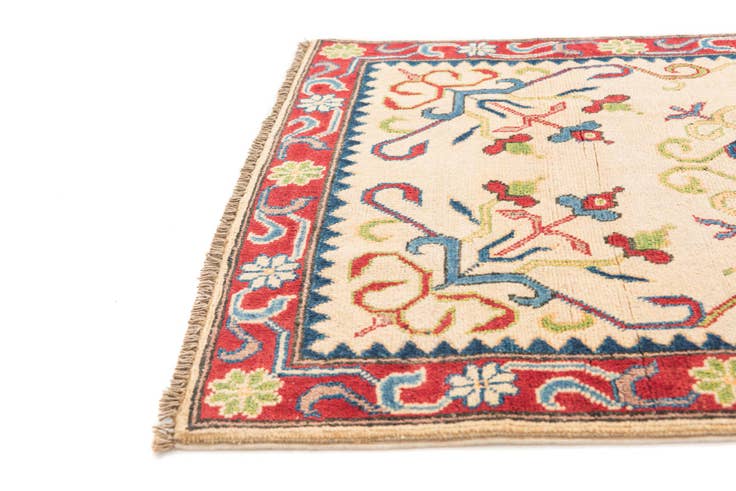 Detail image of 2' 8 x 4' 2 Hand Knotted Kazak Rug