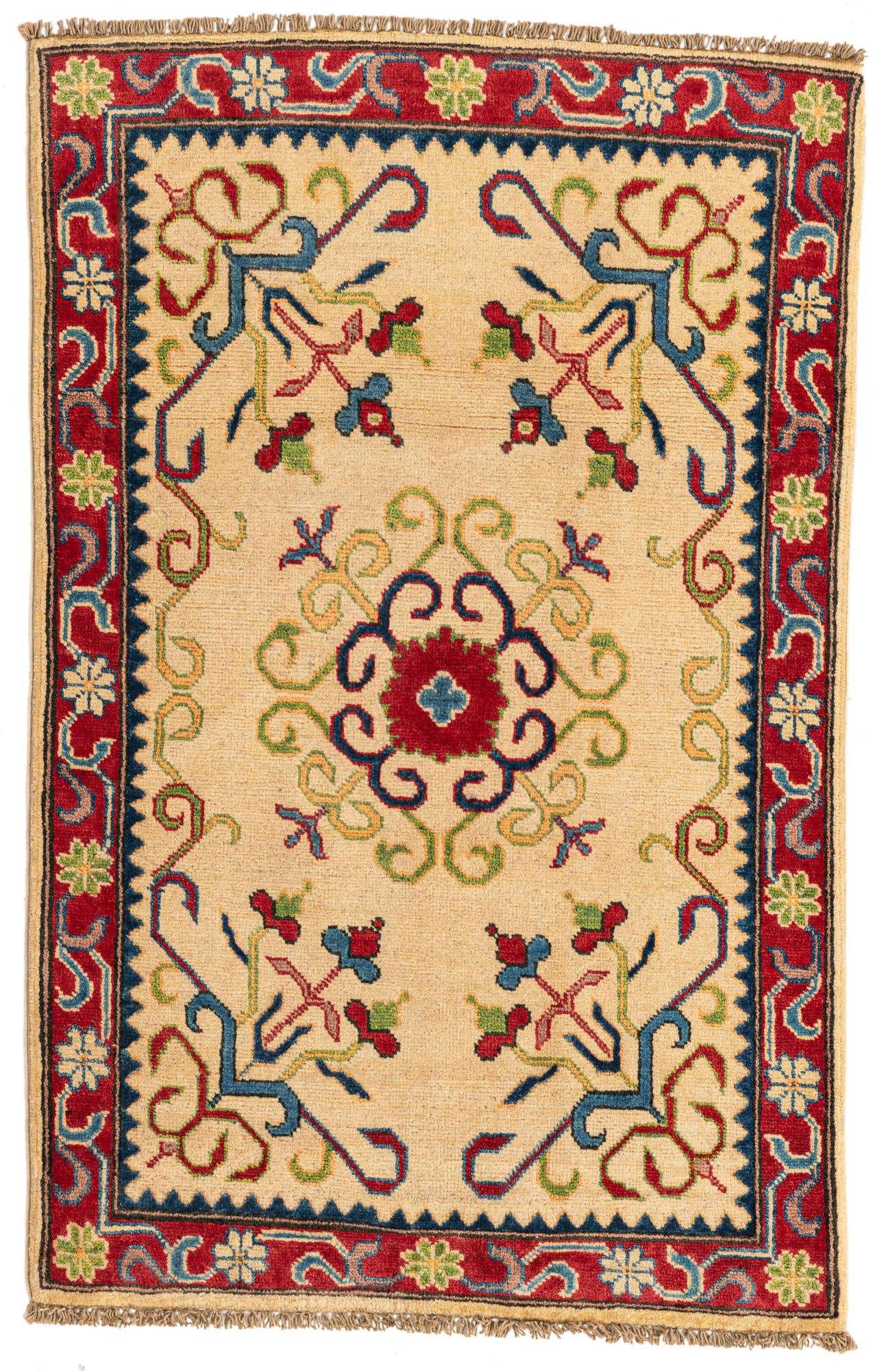 2' 8 x 4' 2 Hand Knotted Kazak Rug