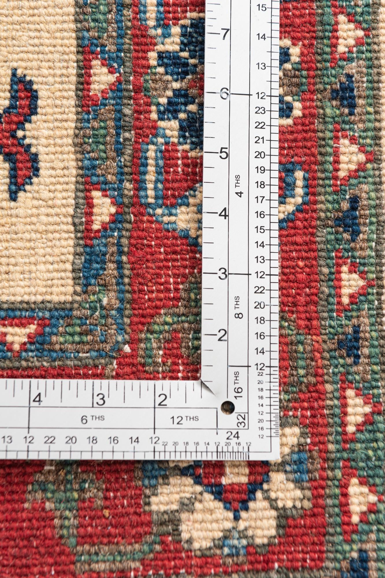 2' 9 x 4' Hand Knotted Kazak Rug