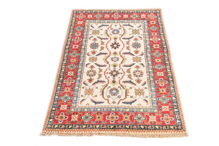 2' 8 x 4' 1 Hand Knotted Kazak Rug
