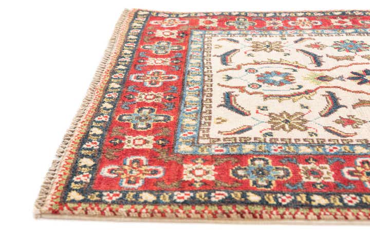 2' 8 x 4' 1 Hand Knotted Kazak Rug