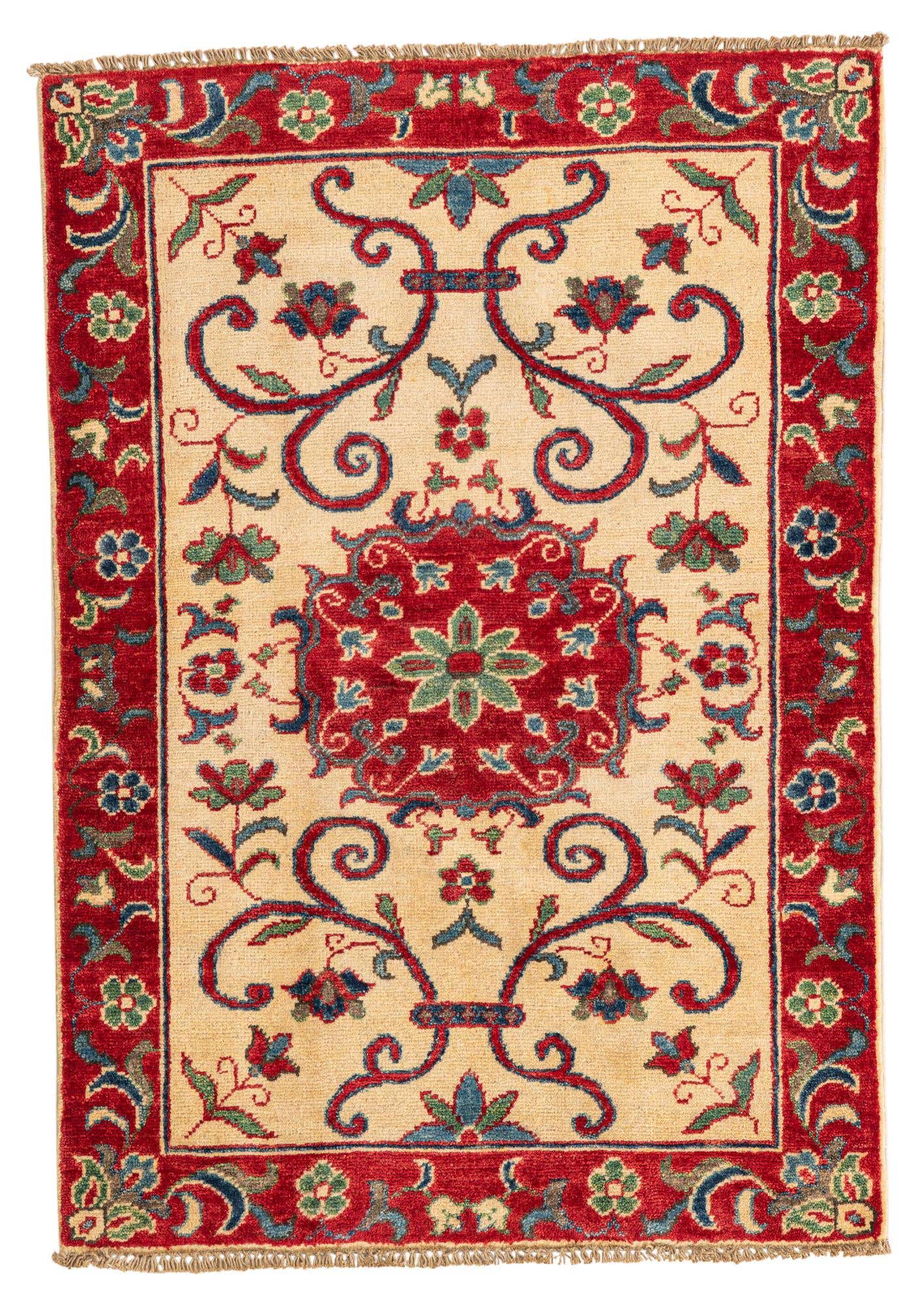 2' 8 x 3' 10 Hand Knotted Kazak Rug