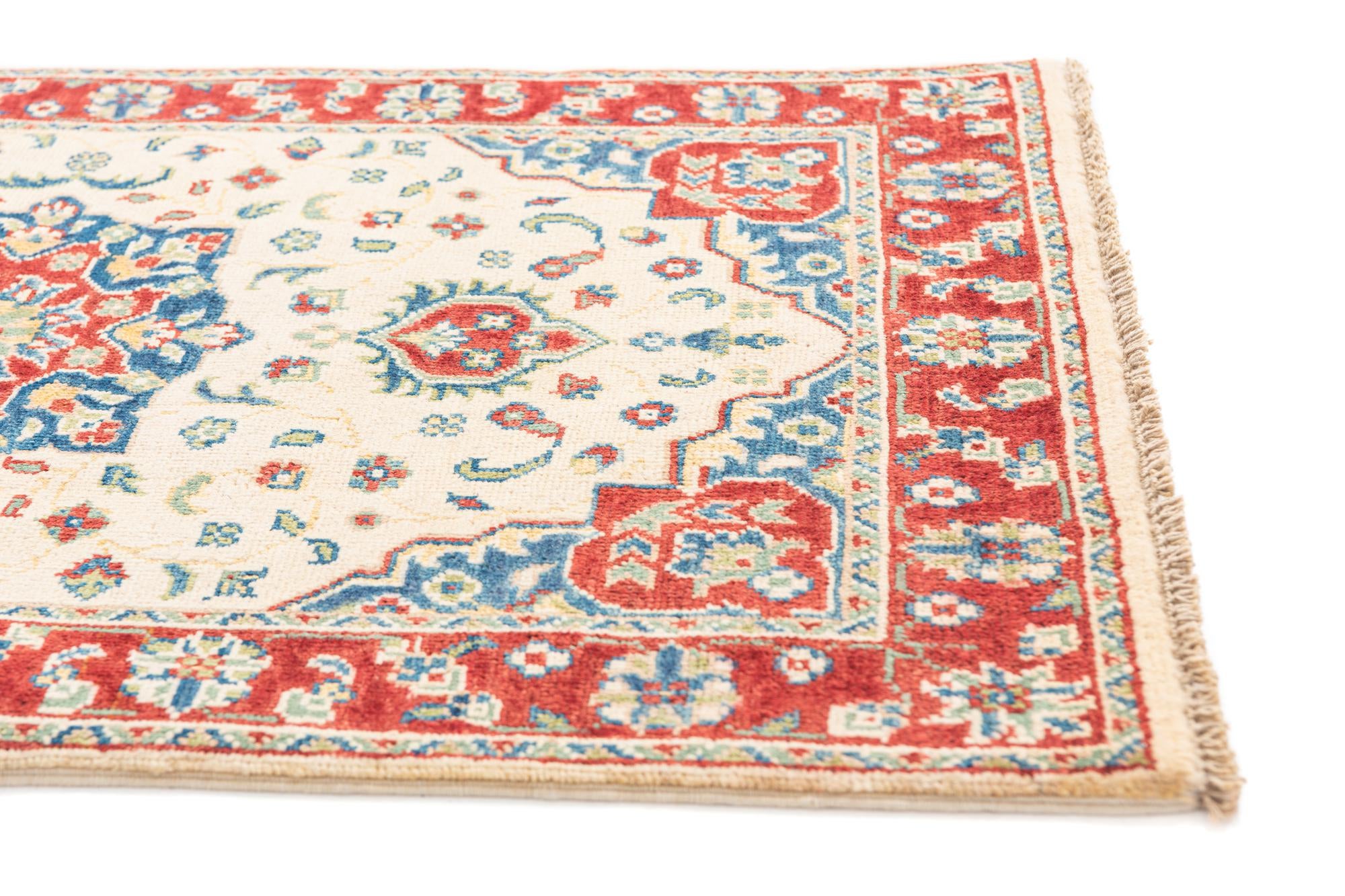 2' 8 x 4' 1 Hand Knotted Kazak Rug
