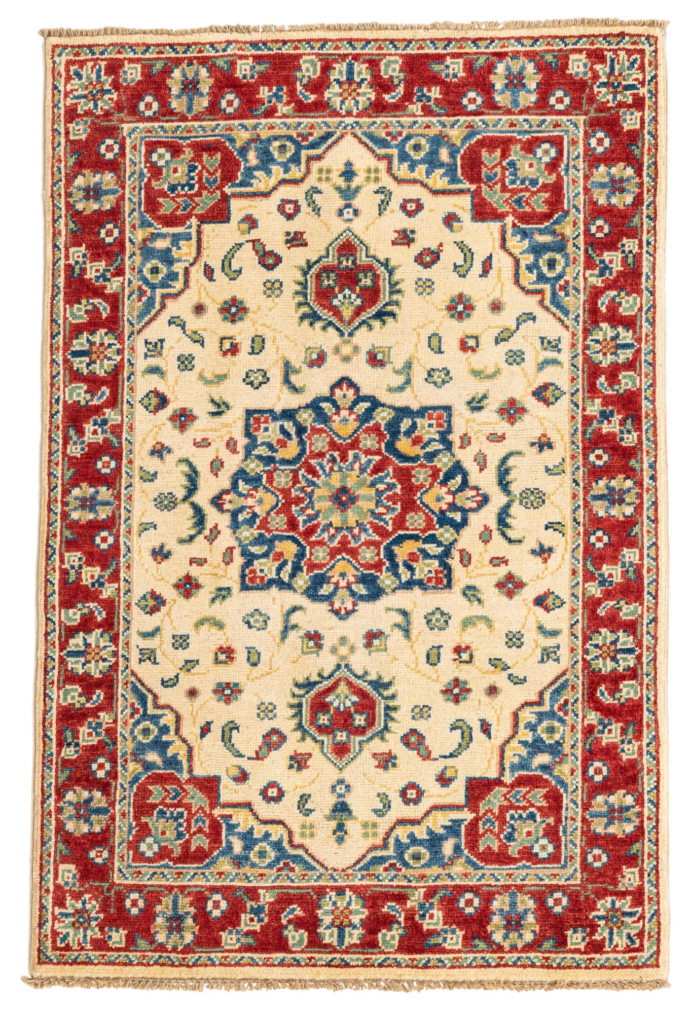 2' 8 x 4' 1 Hand Knotted Kazak Rug