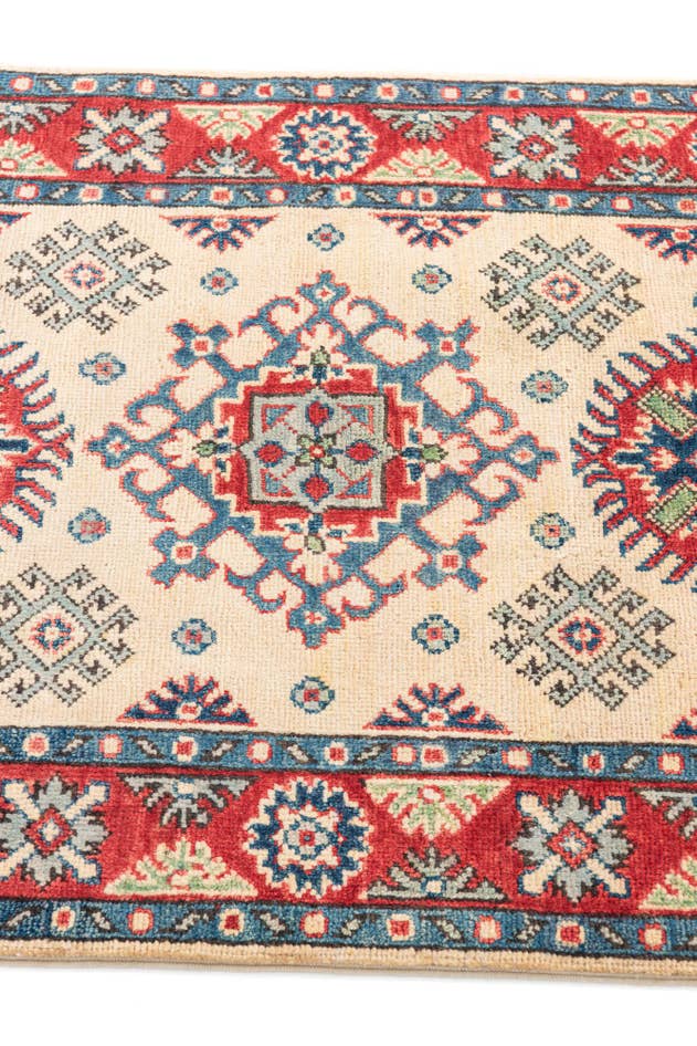 Detail image of 2' 8 x 4' Hand Knotted Kazak Rug