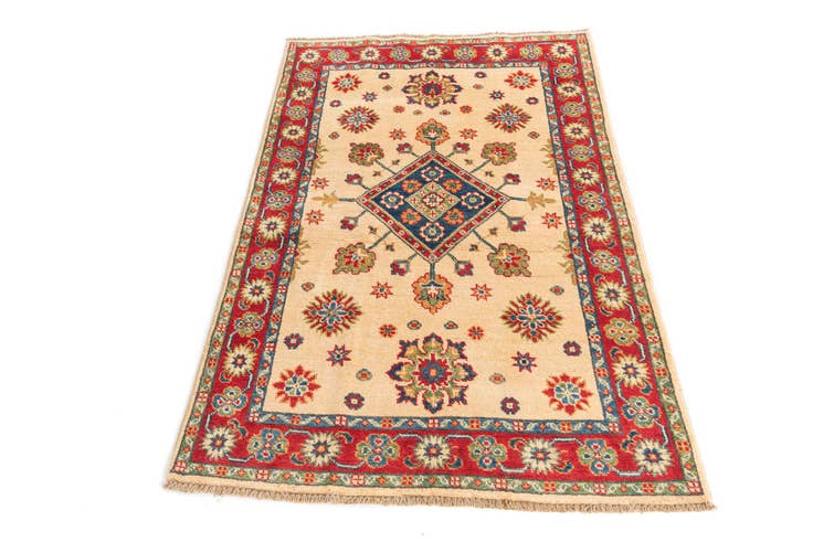 Detail image of 3' 1 x 5' Hand Knotted Kazak Rug